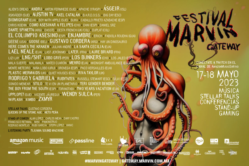 Festival Marvin Gateway 2023. Conoce el lineup completo