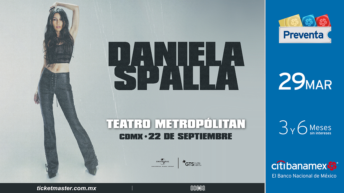 Daniela Spalla anuncia su próximo concierto en México