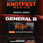 KNOTFEST México responde al público y anuncia la nueva zona “GENERAL B” con precio especial