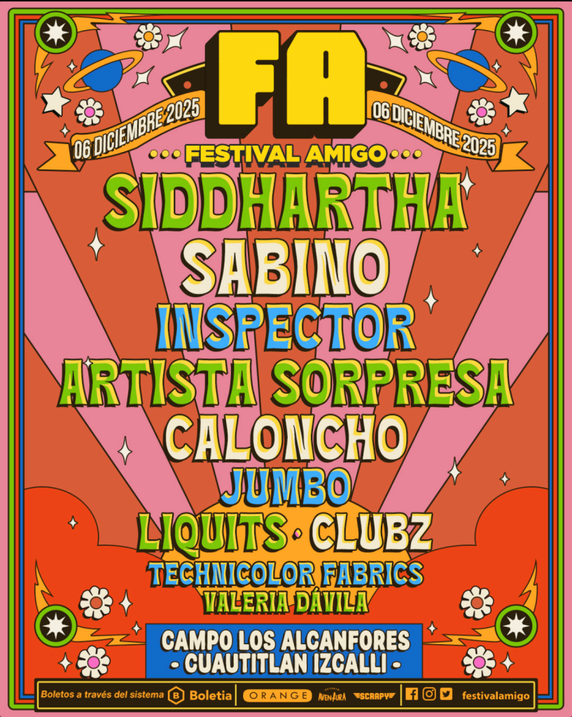 Festival Amigo 2025 revela su cartel completo… y adelanta un artista sorpresa