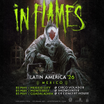 In Flames anuncia su regreso a México como parte de su gira por Latinoamérica 2026