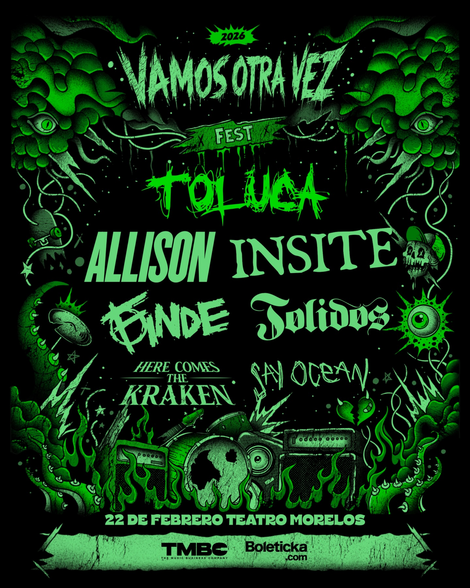 Vamos Otra Vez Fest regresa a Toluca en 2026 con un cartel explosivo