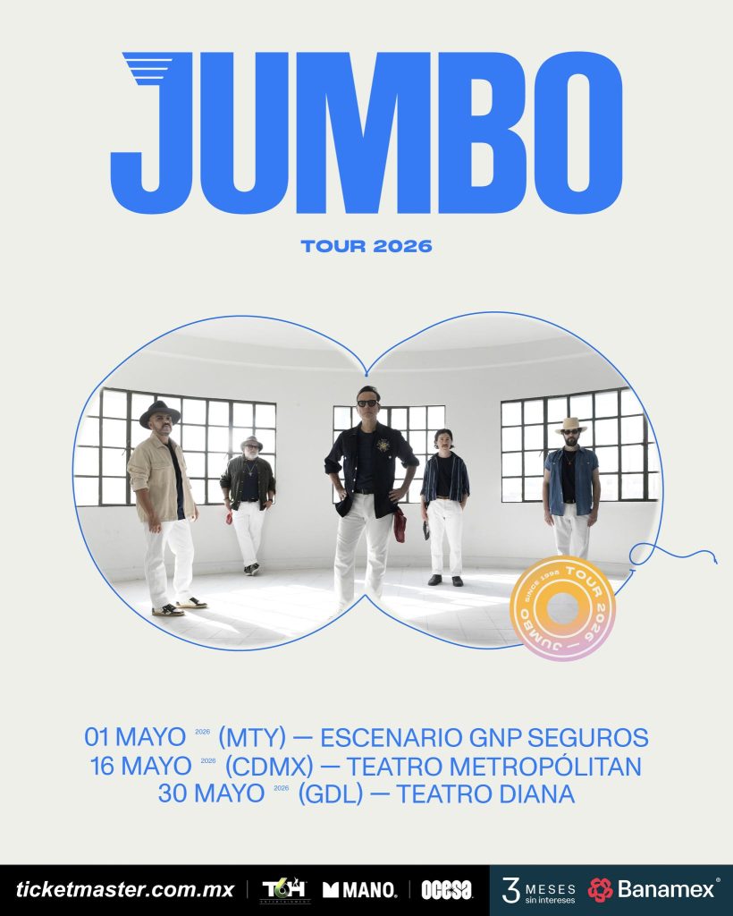 JUMBO regresa a los escenarios con el JUMBO TOUR 2026