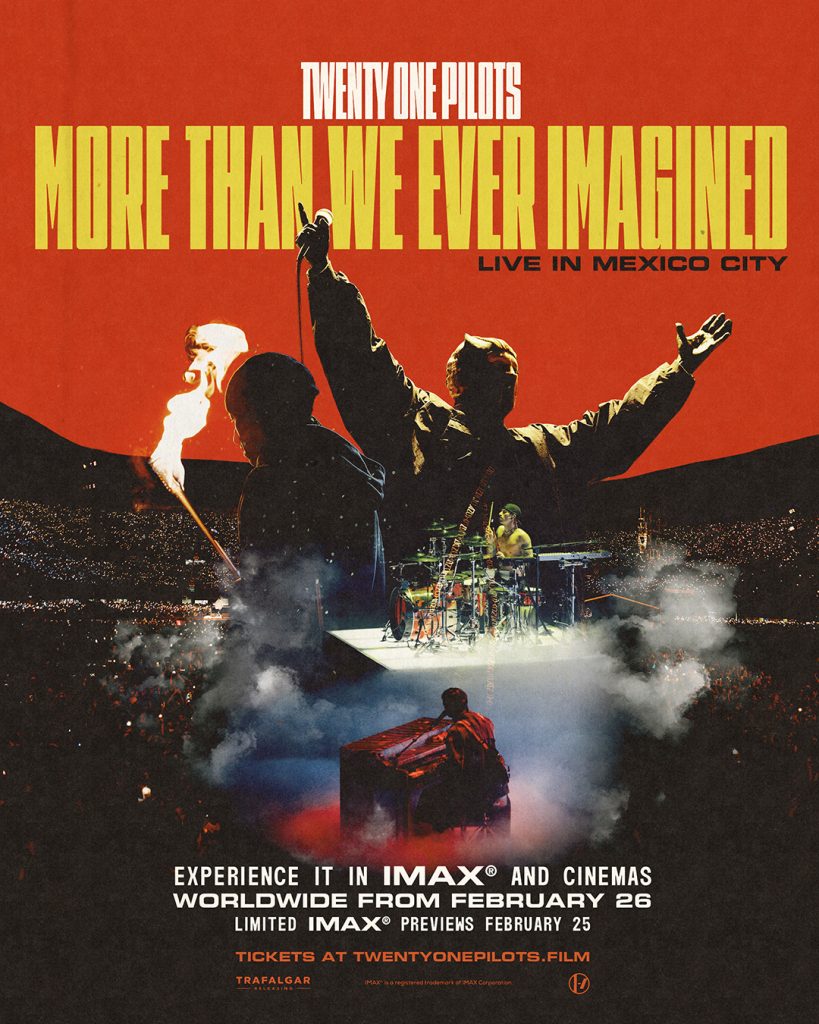 twenty one pilots anuncia película concierto grabada en la Ciudad de México