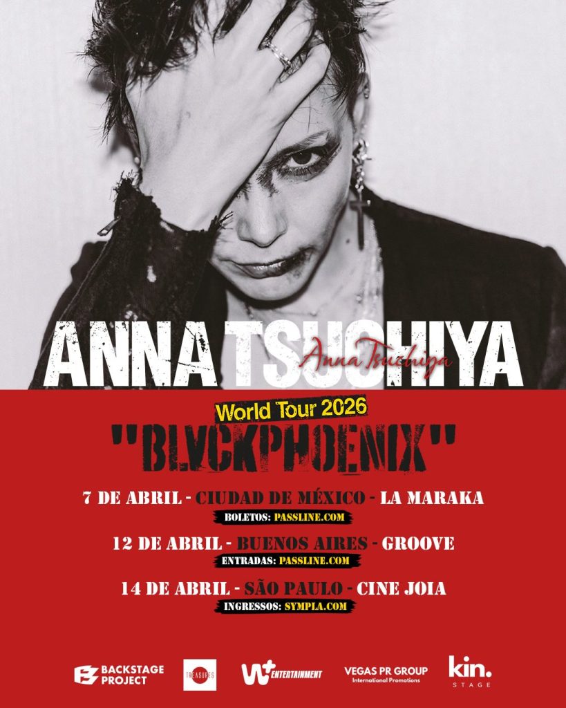 Anna Tsuchiya traerá su “BLVCK PHOENIX” World Tour 2026 a la Ciudad de México