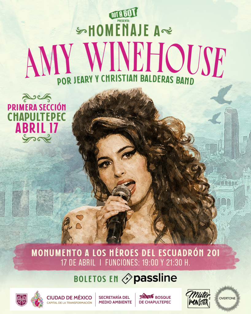 Jazz en Chapultepec rendirá homenaje a Amy Winehouse con una noche imperdible