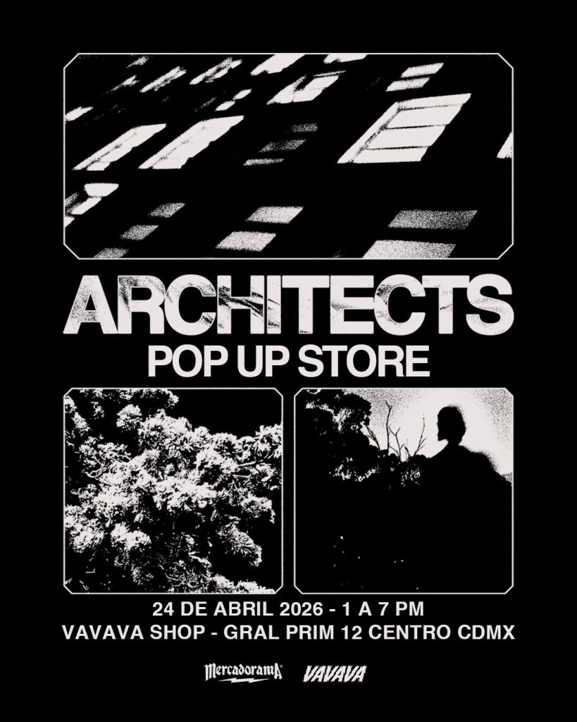 Architects anuncia pop-up store en CDMX previo a su show