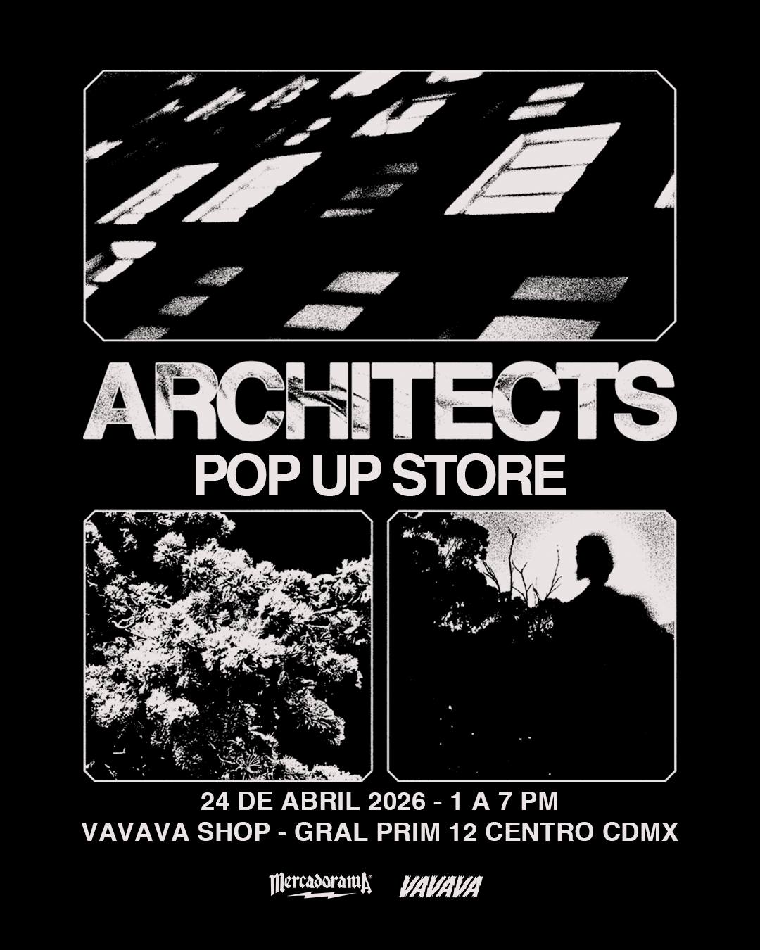 Architects anuncia pop-up store en CDMX previo a su show