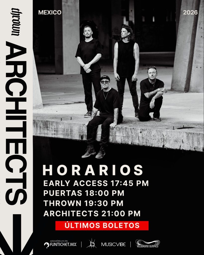 Se acerca Architects a México: estos son los horarios clave para el show en CDMX