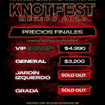 KNOTFEST México 2026 agota localidades y entra en su fase final de boletos