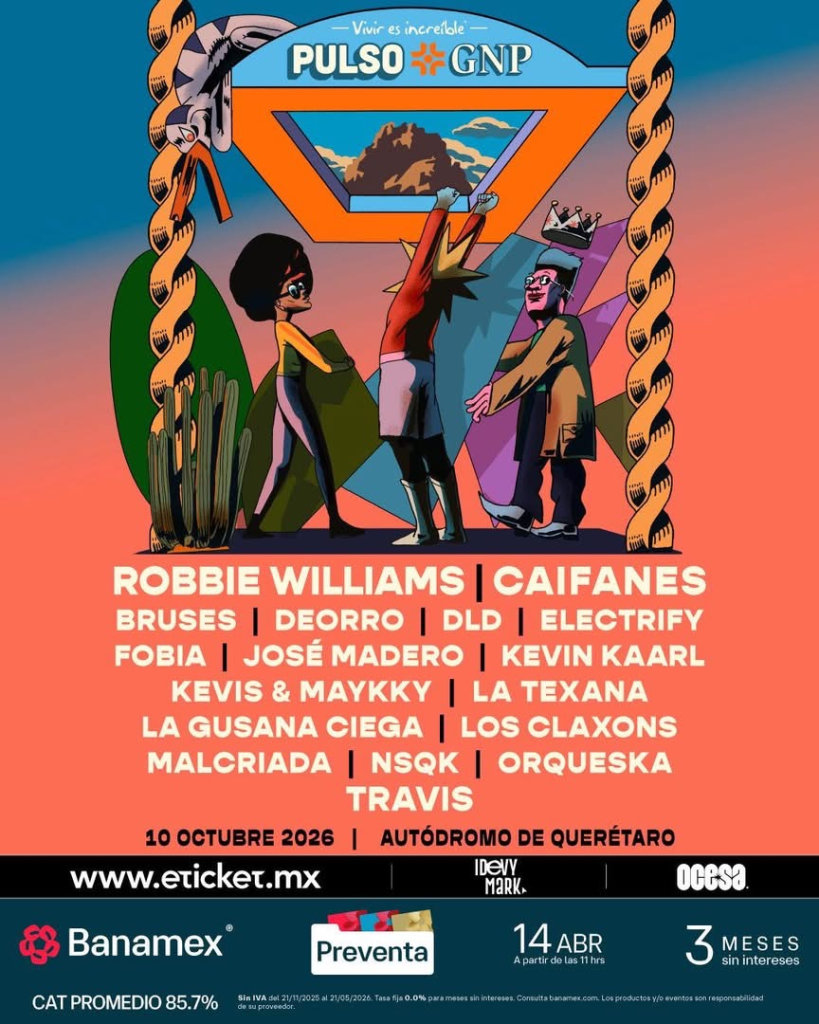 Pulso GNP 2026 revela su lineup y promete la mejor fiesta del Bajío