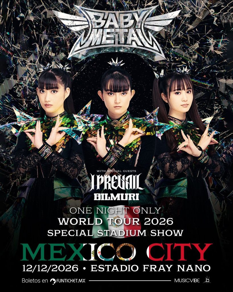 BABYMETAL REGRESA A MÉXICO: HOY INICIA LA VENTA GENERAL PARA SU SHOW EN CDMX