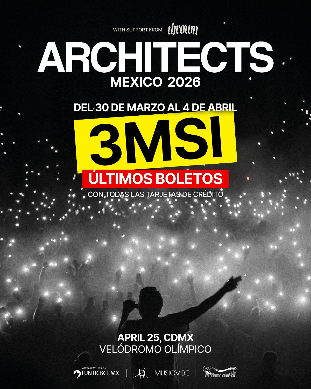 ARCHITECTS ESTÁ A PUNTO DE SACUDIR LA CDMX: ÚLTIMOS BOLETOS PARA SU REGRESO