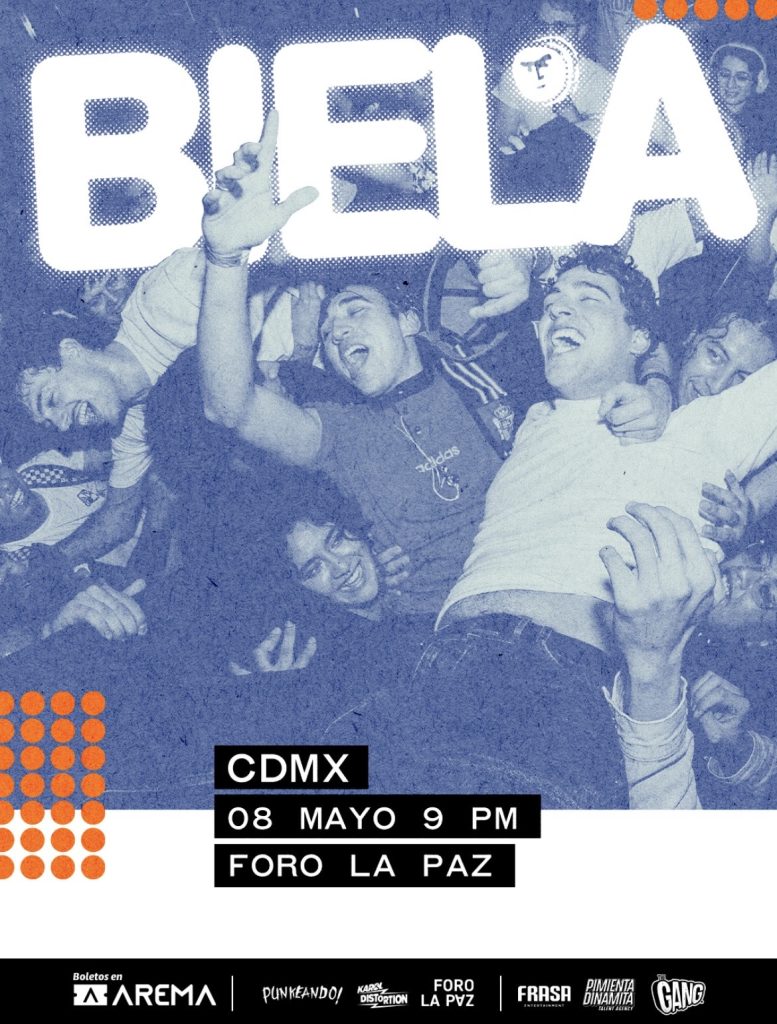 Biela regresa a México con show en Foro La Paz este 8 de mayo